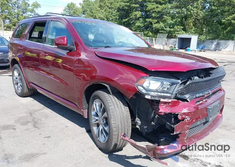 2019 Dodge Durango Gt Plus Awd z USA, uszkodzony, nr VIN 1C4RDJDG8KC651340
